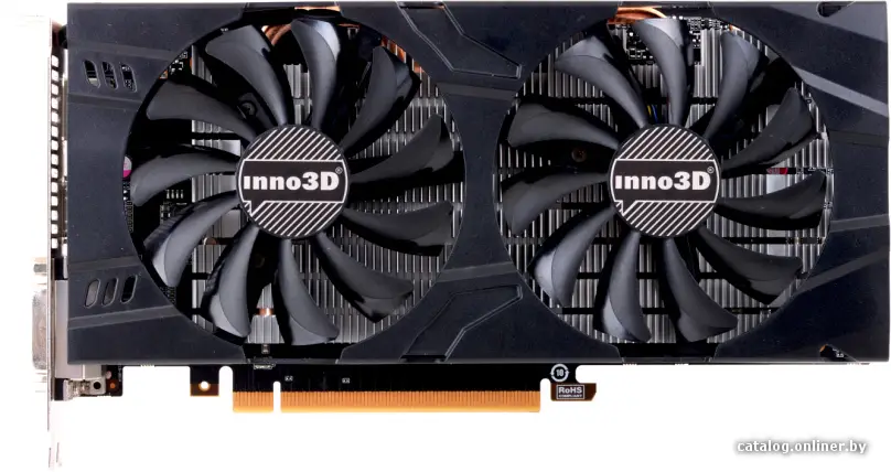 Купить Видеокарта Inno3D GeForce GTX 1060 Twin X2 3GB GDDR5 [N106F-2SDN-L5GS], цена, опт и розница