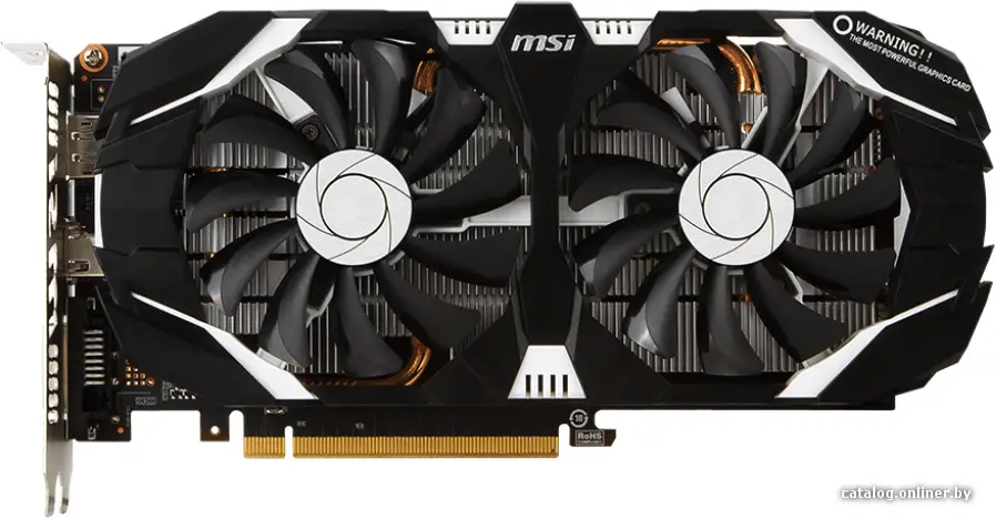 Купить Видеокарта MSI GeForce GTX 1060 OCV1 6GB GDDR5 [GTX 1060 6GT OCV1], цена, опт и розница