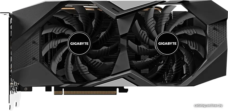 Купить Видеокарта Gigabyte GeForce GTX 1660 Ti WindForce 6GB GDDR6 GV-N166TWF2-6GD, цена, опт и розница