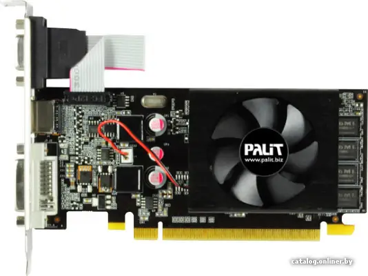 Купить В/карта 1Gb [PCI-E] DDR-3 Palit [GeForce  GT210 Green] (64 Bit)  (OEM), цена, опт и розница