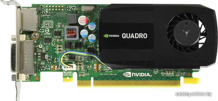 В/карта NVIDIA Quadro K420 PNY [VCQK420-2GB] DDR3 2GB/128bit, PCI-E 2.0 x16, DVI-D, DP