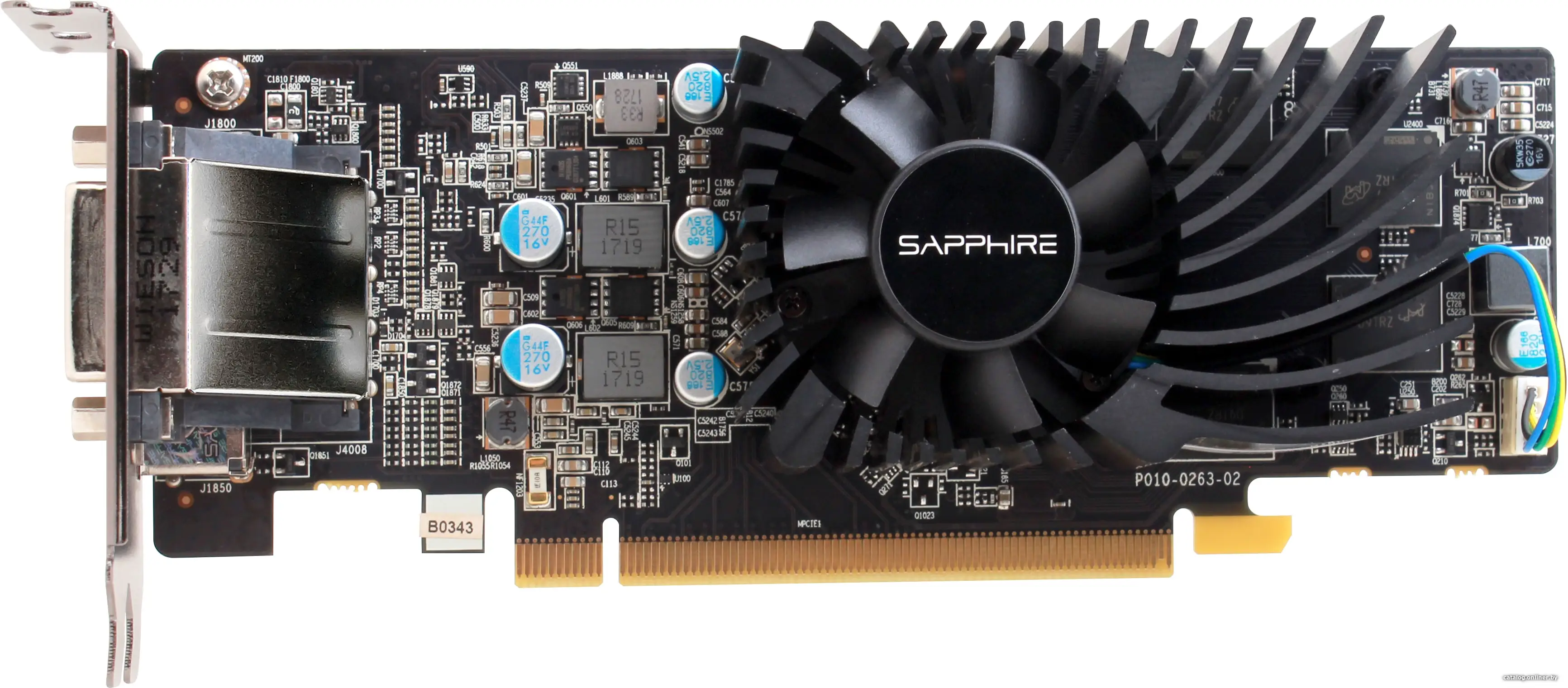 Купить Видеокарта Sapphire Pulse Radeon RX 550 Low Profile 4GB GDDR5, цена, опт и розница