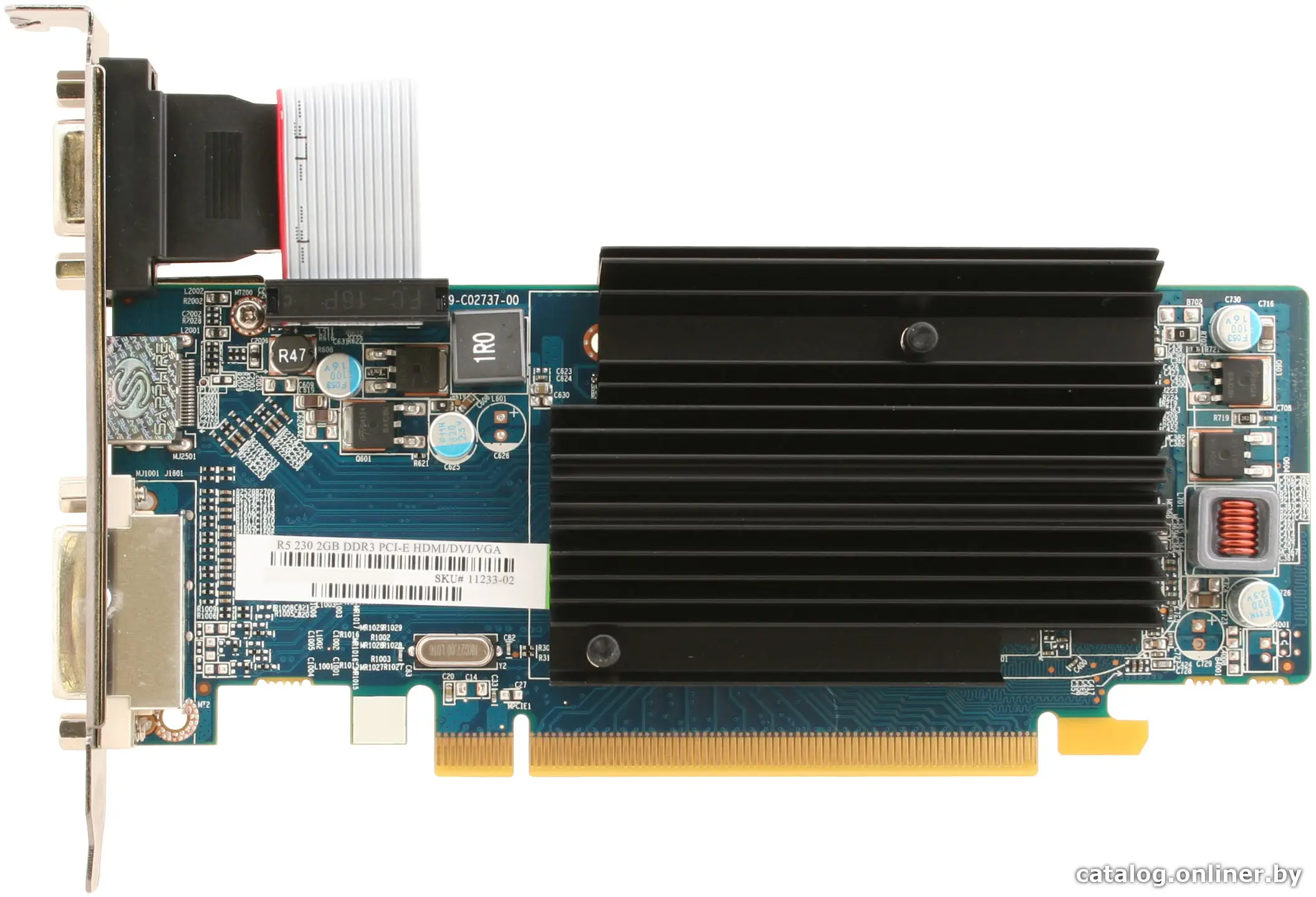 Купить Видеокарта Sapphire R5 230 2GB DDR3 (11233-02), цена, опт и розница