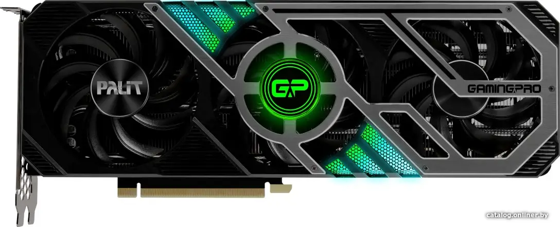 Купить Видеокарта Palit GeForce RTX 3080 GamingPro 10GB GDDR6X NED3080019IA-132AA, цена, опт и розница