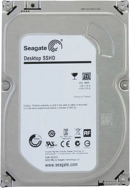 Гибридный жесткий диск Seagate Desktop SSHD 1TB (ST1000DX001)