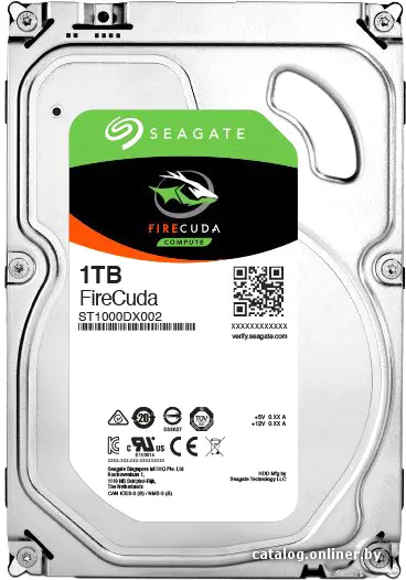 Гибридный жесткий диск Seagate Firecuda 1TB [ST1000DX002]