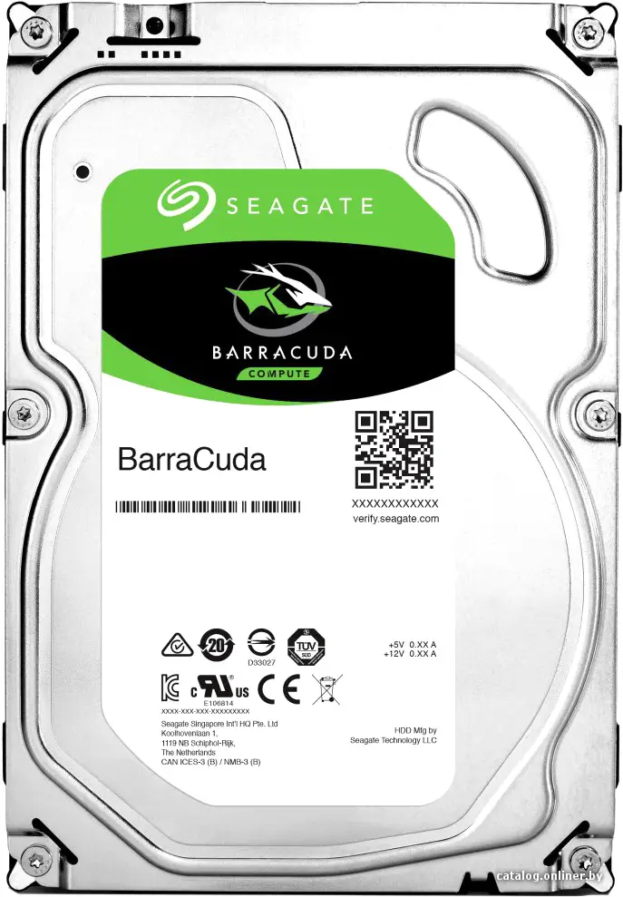 Жёсткий диск HDD 1 Tb SATA 6Gb/s Seagate Barracuda [ST1000DM010] 3.5" 7200rpm 64Mb