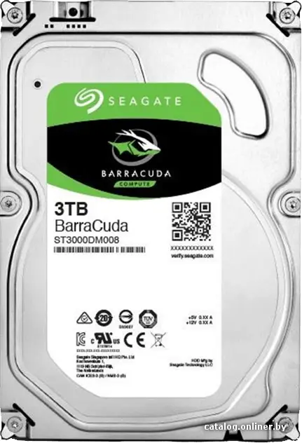 Купить Жесткий диск Seagate Barracuda 3TB [ST3000DM008], цена, опт и розница