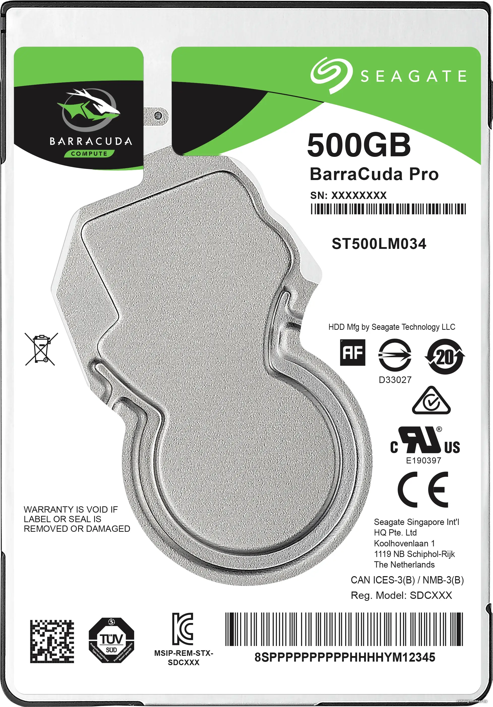 Жесткий диск Seagate Barracuda Pro 500GB ST500LM034