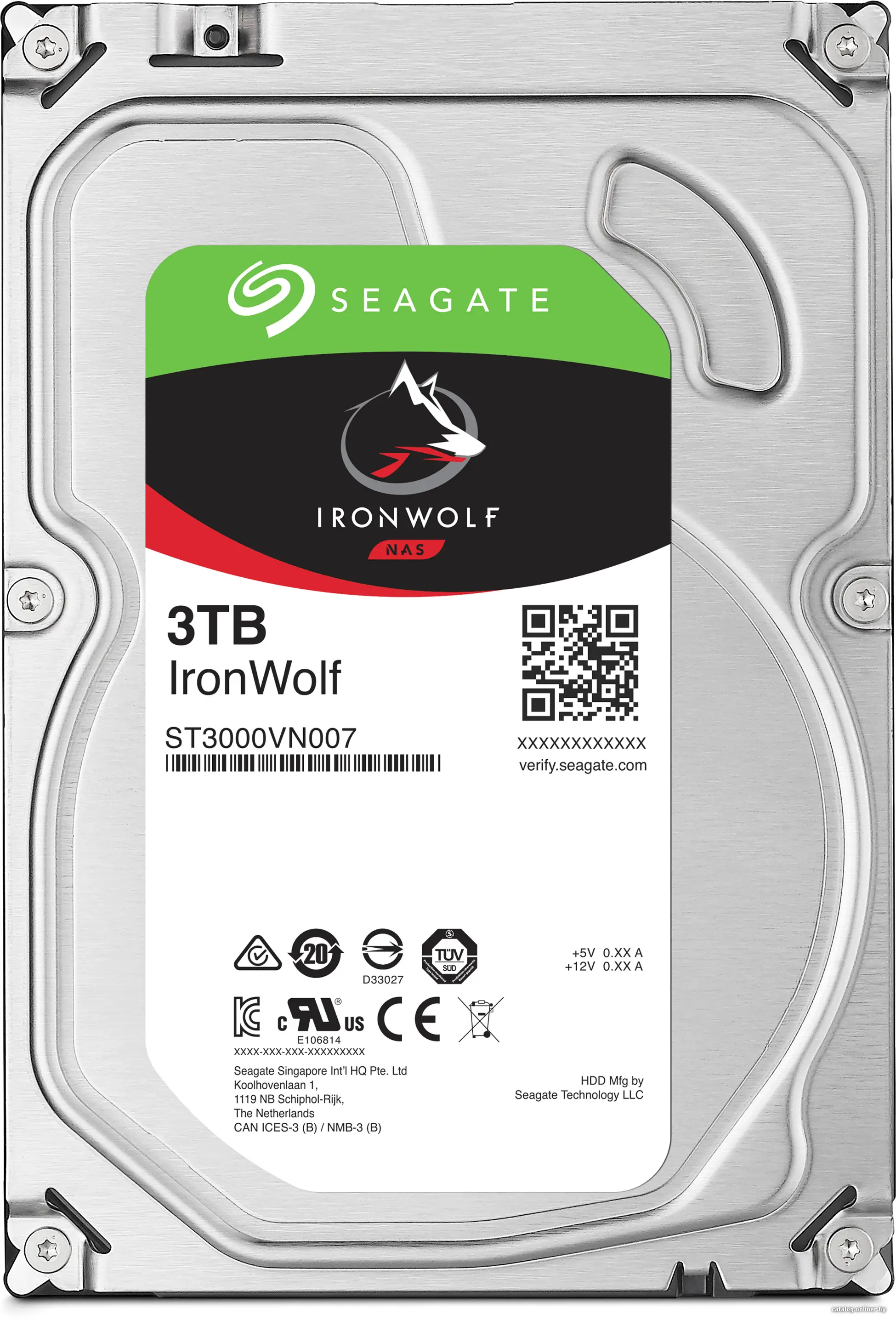 Жесткий диск Seagate IronWolf 3TB [ST3000VN007]