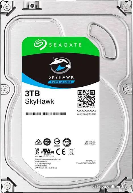 Купить Жесткий диск Seagate Skyhawk 3TB ST3000VX009, цена, опт и розница