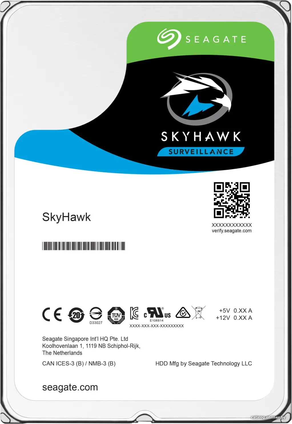 Купить Жесткий диск Seagate Skyhawk 4TB ST4000VX013, цена, опт и розница