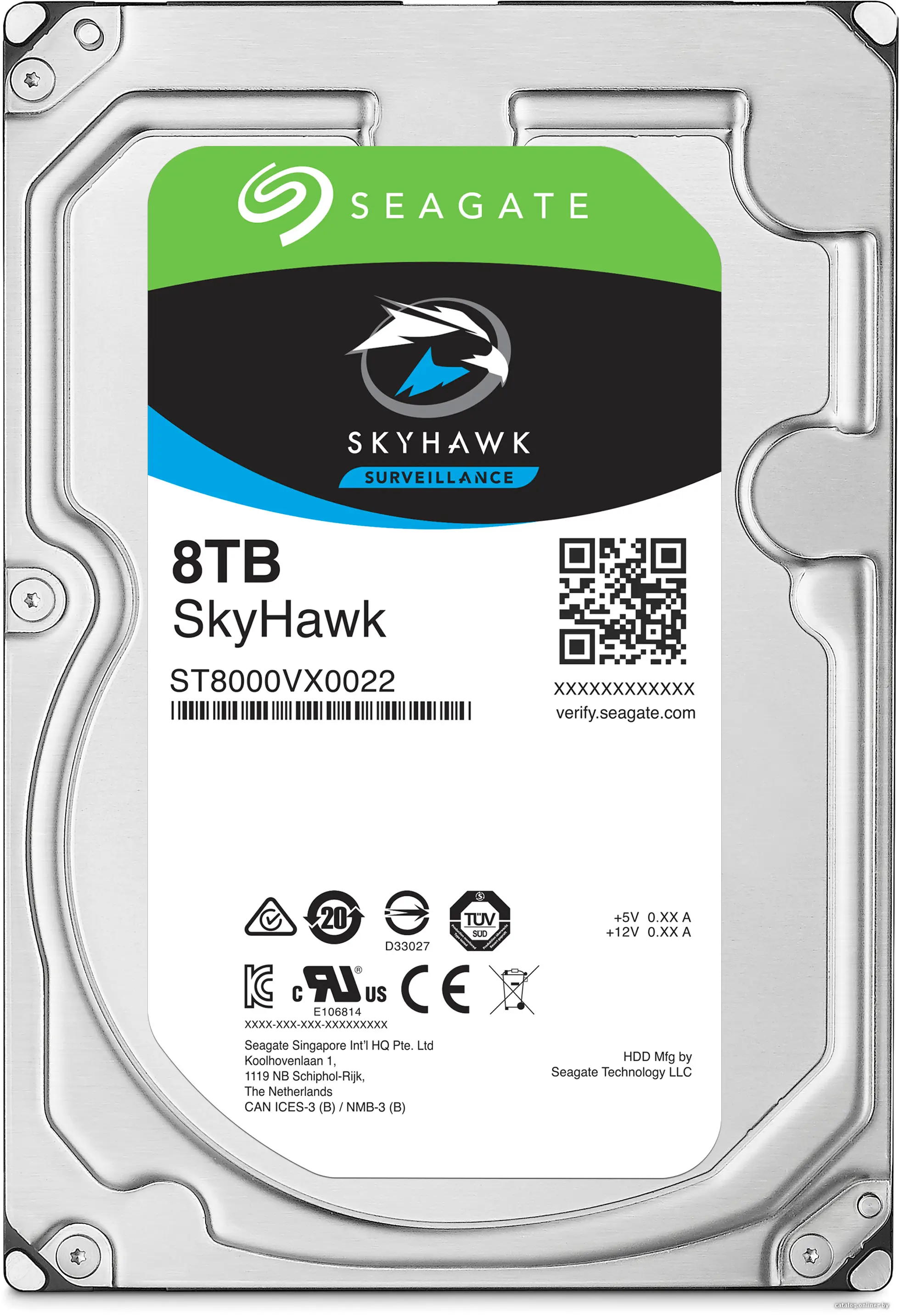 Жесткий диск Seagate Skyhawk 8TB [ST8000VX0022]