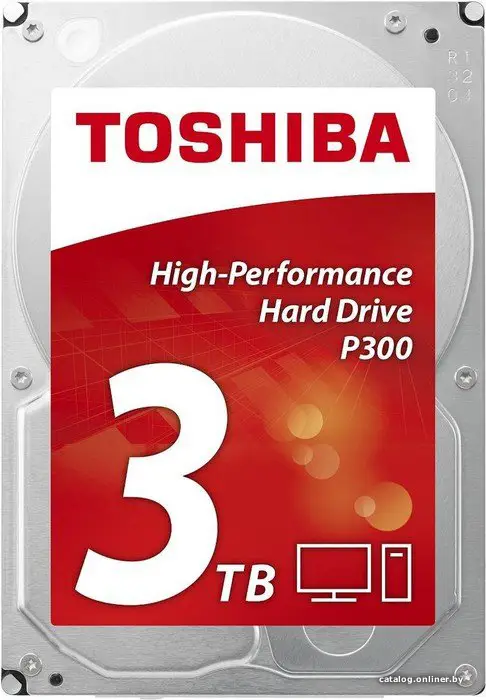 Купить Жесткий диск Toshiba P300 3TB [HDWD130EZSTA], цена, опт и розница