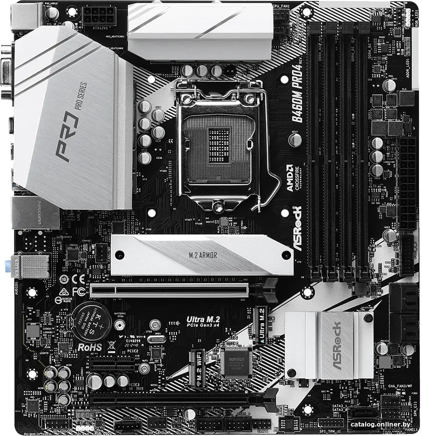 Купить Материнская плата ASRock B460 PRO4, цена, опт и розница