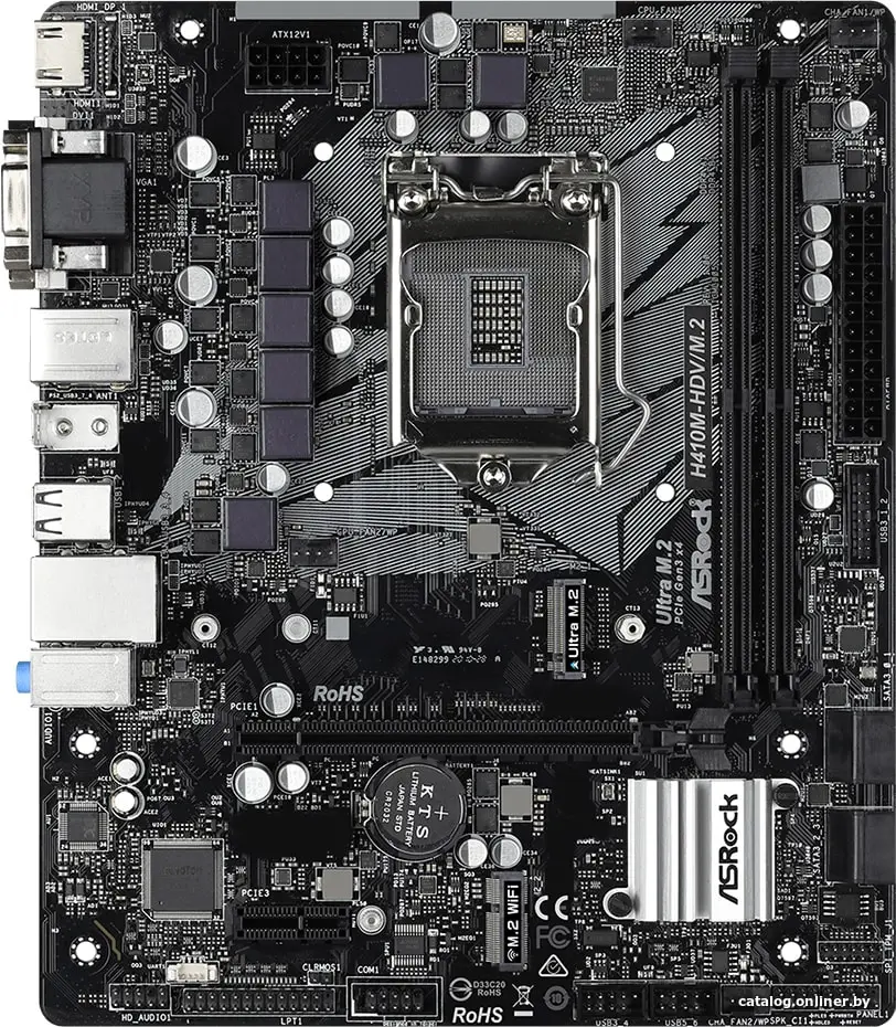 Материнская плата ASRock H410M-HDV/M.2