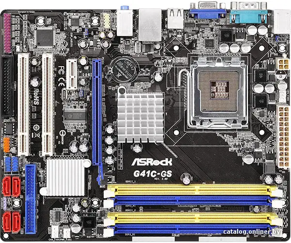 Купить Материнская плата ASRock G41C-GS R2.0, цена, опт и розница