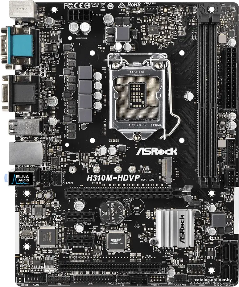 Купить Материнская плата ASRock H310M-HDV, цена, опт и розница