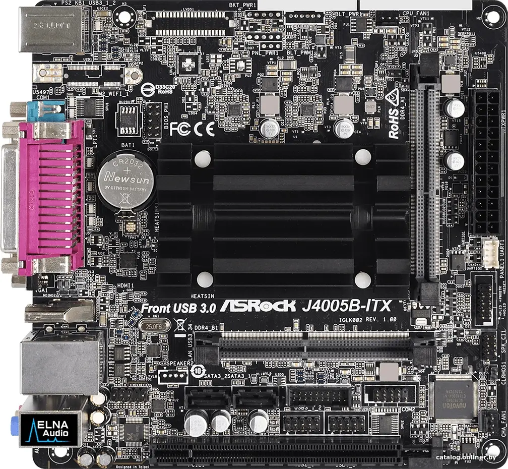 Материнская плата ASRock J4005B-ITX