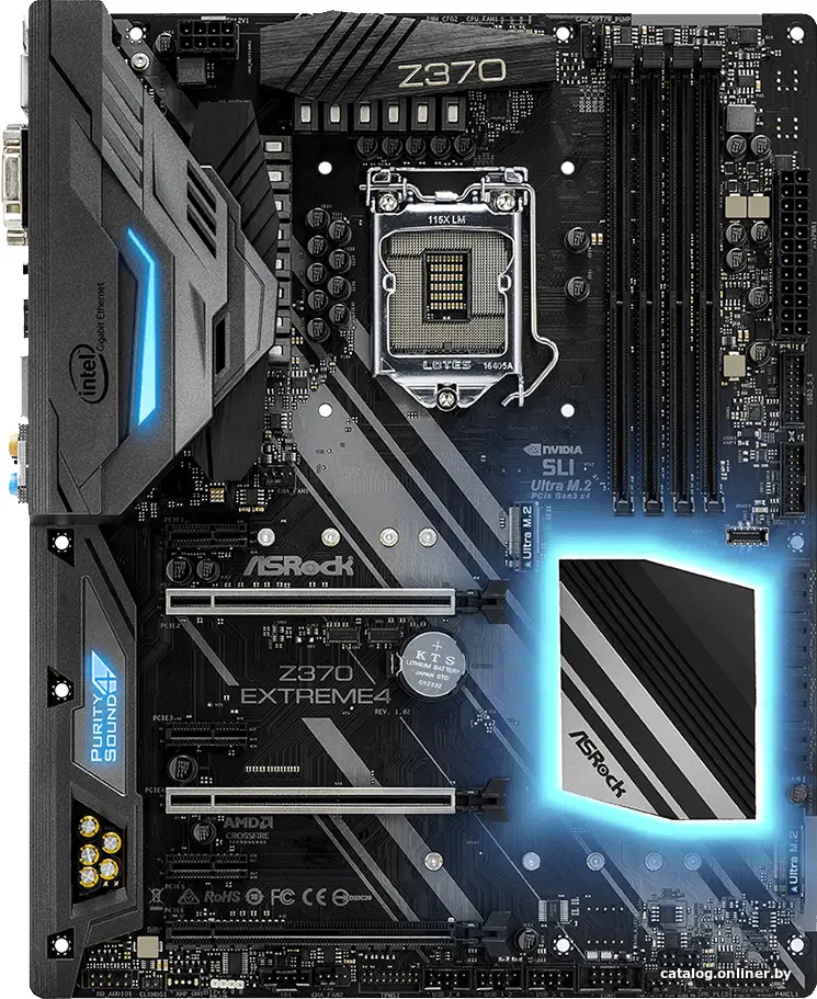 Купить Материнская плата ASRock Z370 Extreme4, цена, опт и розница