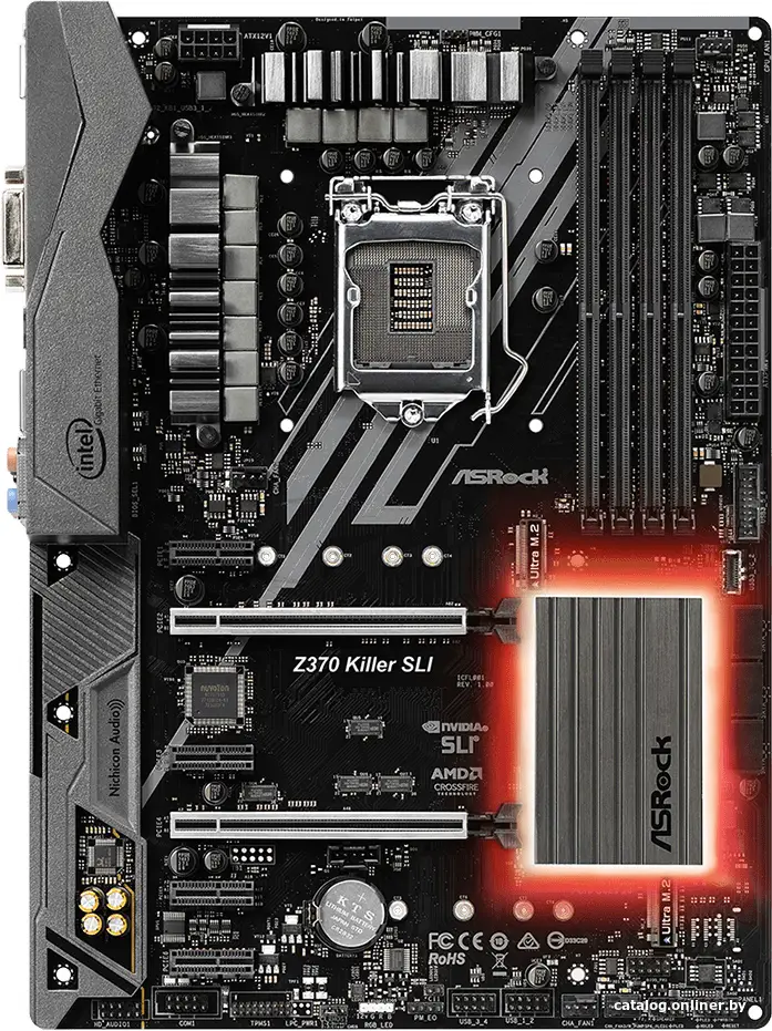 Купить Материнская плата ASRock Z370 Killer SLI, цена, опт и розница