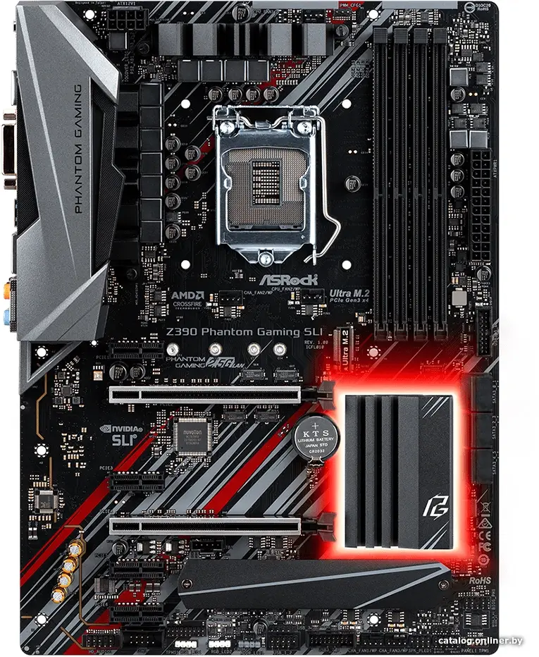 Купить Материнская плата ASRock Z390 Phantom Gaming SLI, цена, опт и розница