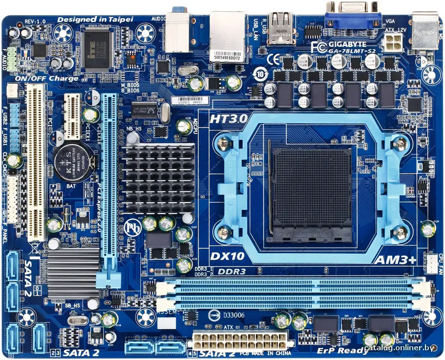 Купить Материнская плата Gigabyte GA-78LMT-S2 (rev. 1.0), цена, опт и розница