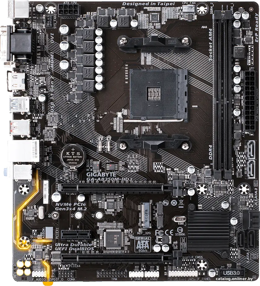 Материнская плата Gigabyte GA-AB350M-HD3 (rev. 1.0)