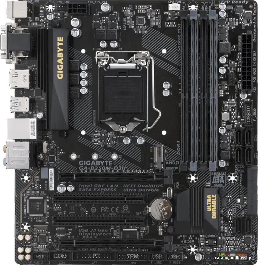 Материнская плата Gigabyte GA-B250M-D3H (rev. 1.0)