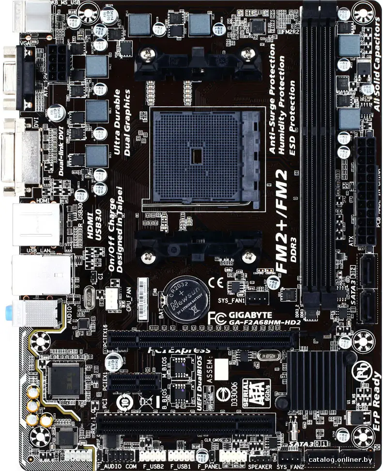 Купить Материнская плата Gigabyte GA-F2A68HM-HD2 (rev 1.0), цена, опт и розница