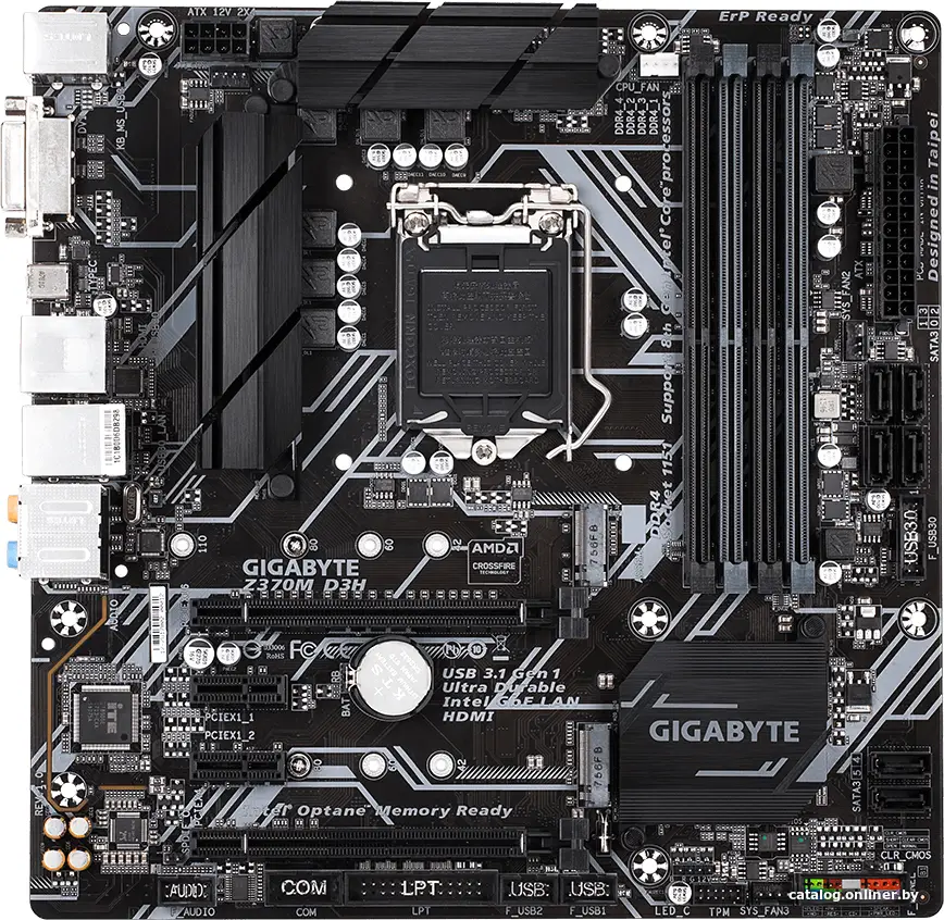 Купить Материнская плата Gigabyte Z370M D3H (rev. 1.0), цена, опт и розница