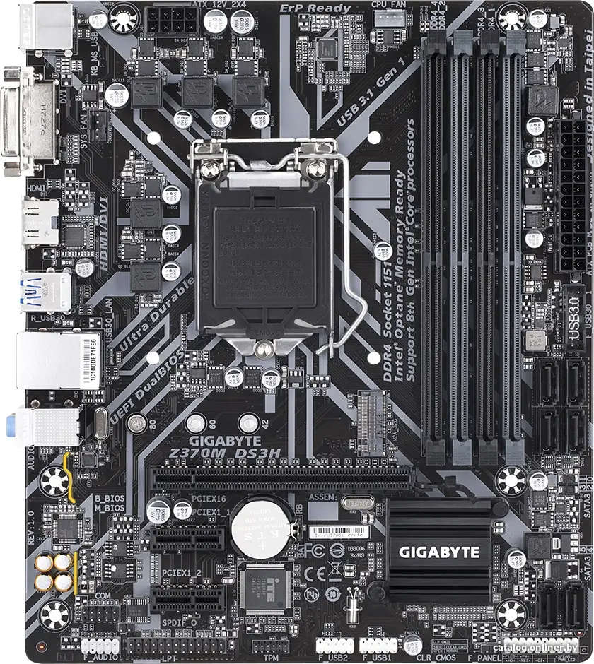 Купить Материнская плата Gigabyte Z370M DS3H (rev. 1.0), цена, опт и розница