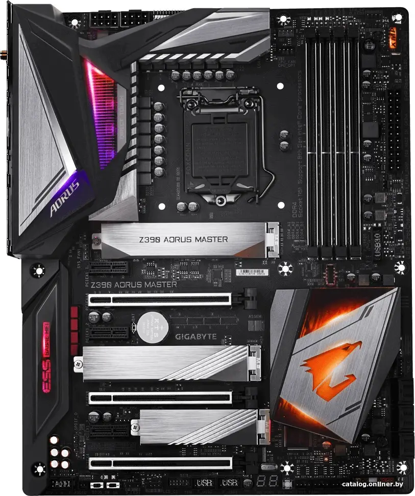 Купить Материнская плата Gigabyte Z390 Aorus Master (rev. 1.0), цена, опт и розница