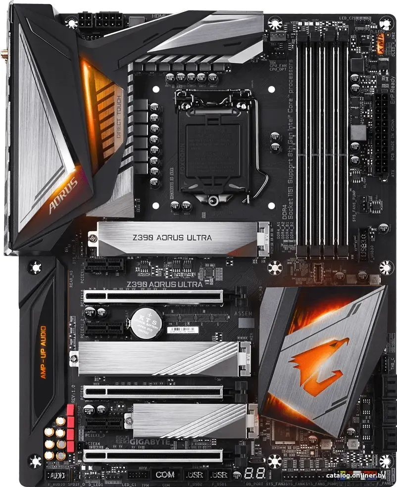 Купить Материнская плата Gigabyte Z390 Aorus Ultra (rev. 1.0), цена, опт и розница