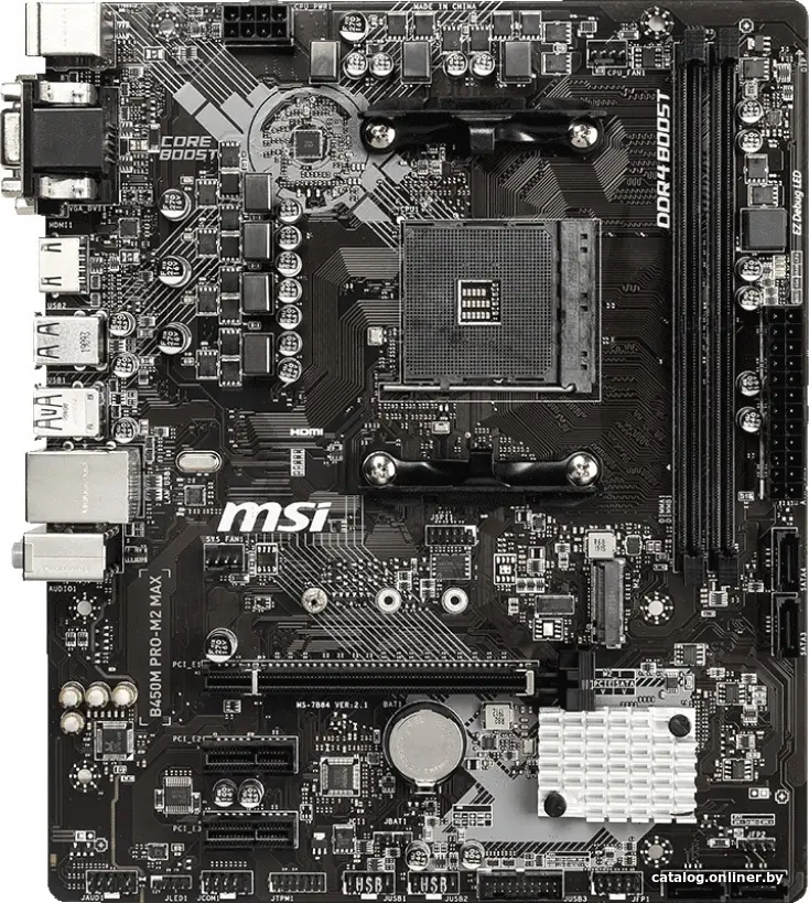 Купить Материнская плата MSI B450M PRO-M2 MAX, цена, опт и розница