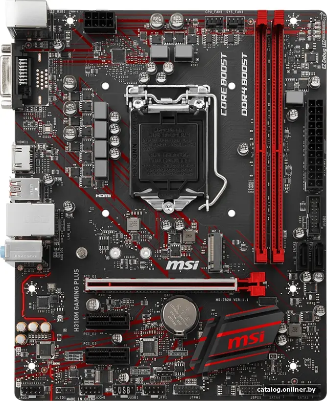 Материнская плата MSI H310M Gaming Plus