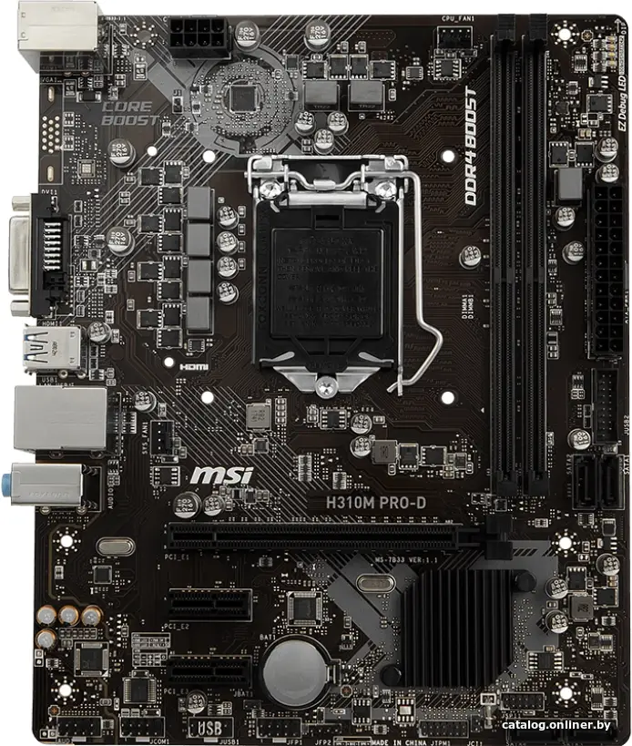 Купить Материнская плата MSI H310M Pro-D, цена, опт и розница