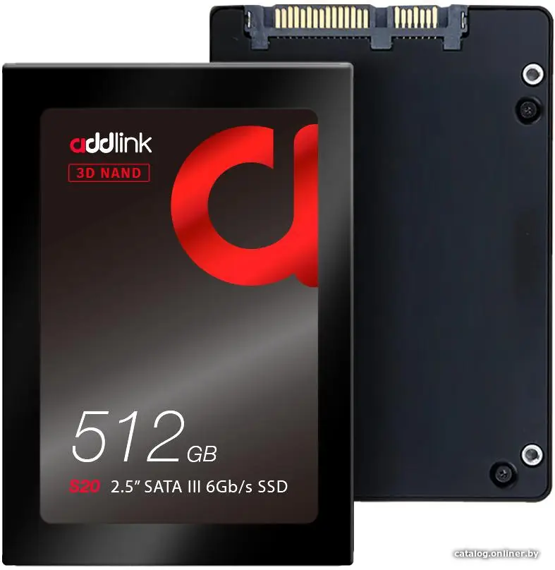 Накопитель SSD Addlink S20 512GB ad512GBS20S3S