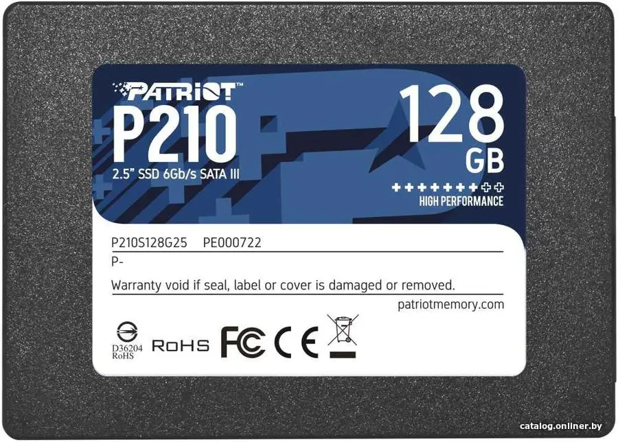 Накопитель SSD Patriot P210 128GB P210S128G25