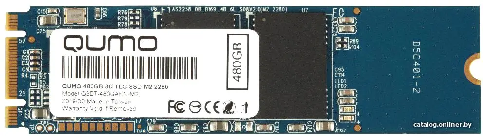 Накопитель SSD QUMO Novation 3D 480GB Q3DT-480GAEN