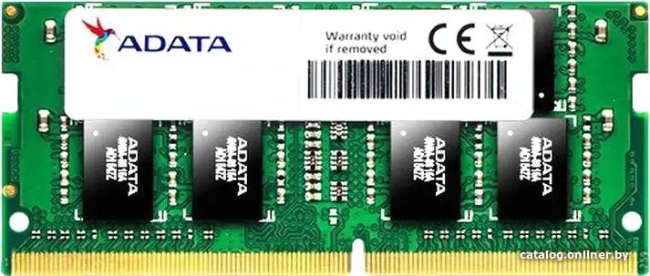 Купить Оперативная память A-Data Premier 4GB DDR4 SODIMM PC4-19200 [AD4S2400W4G17-B], цена, опт и розница