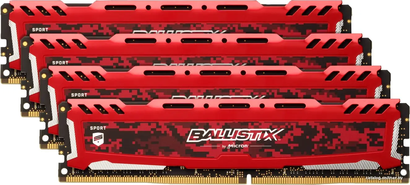 Купить Оперативная память Crucial Ballistix Sport LT 4x16GB DDR4 PC4-24000 BLS4K16G4D30AESE, цена, опт и розница