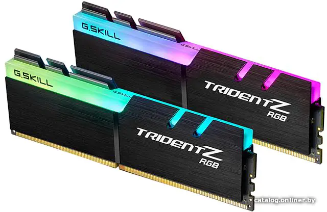 Купить Оперативная память G.Skill Trident Z RGB 2x16GB DDR4 PC4-25600 F4-3200C16D-32GTZR, цена, опт и розница