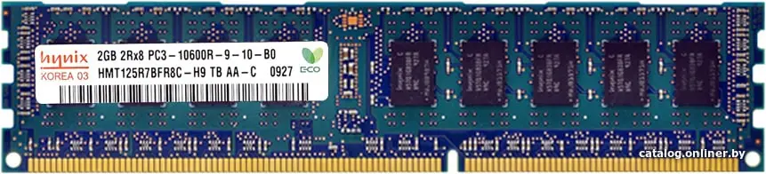 Оперативная память Hynix 2GB DDR3 Registered PC3-10600 HMT125R7BFR8C-H9