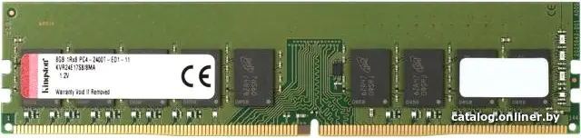 Оперативная память Kingston ValueRam 8GB DDR4 PC4-19200 [KVR24E17S8/8]
