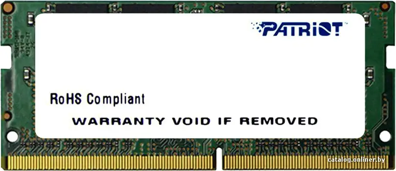 Оперативная память Patriot 8GB DDR4 SODIMM PS4-17000 [PSD48G213381S]
