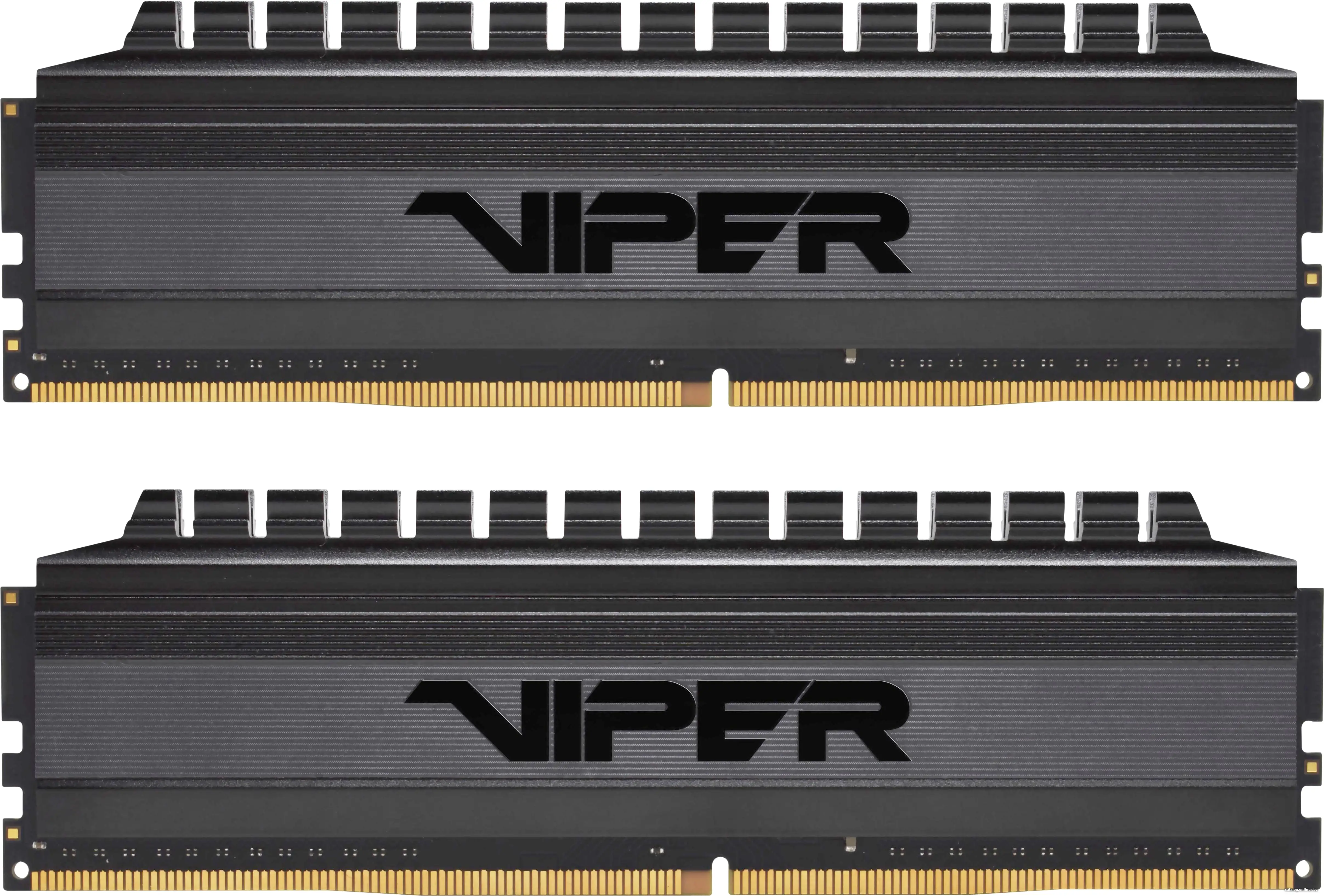 Купить Оперативная память Patriot Viper 4 Blackout 2x8GB DDR4 PC4-24000 PVB416G300C6K, цена, опт и розница