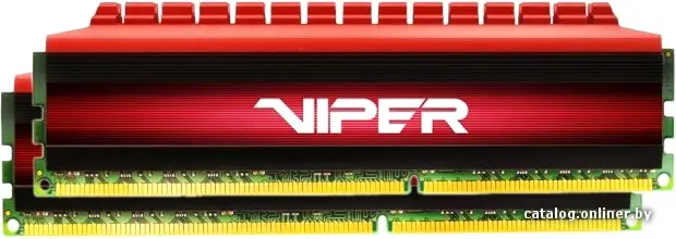 Купить Оперативная память Patriot Viper 4 Series 2x8GB DDR4 PC4-27200 [PV416G340C6K], цена, опт и розница