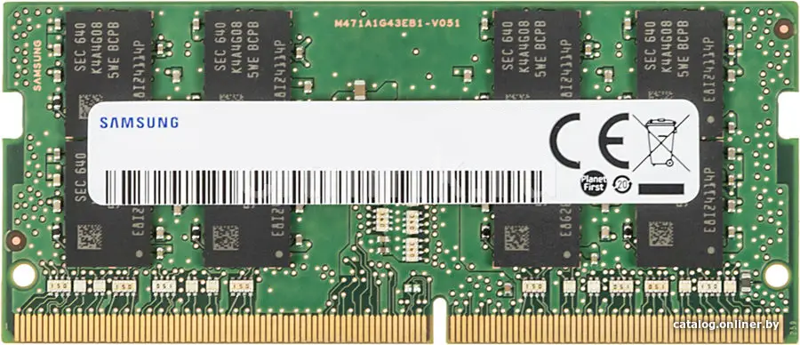 Оперативная память Samsung 8GB DDR4 SODIMM PC4-21300 M471A1K43CB1-CTD