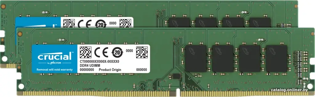 Оперативная память Crucial 2x8GB DDR4 PC4-21300 CT2K8G4DFRA266